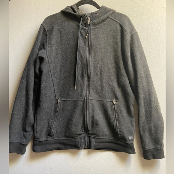 MEC Mountain equipment co-op wool field warm full  zip hoodie jacket Sz XL - Picture 1 of 12